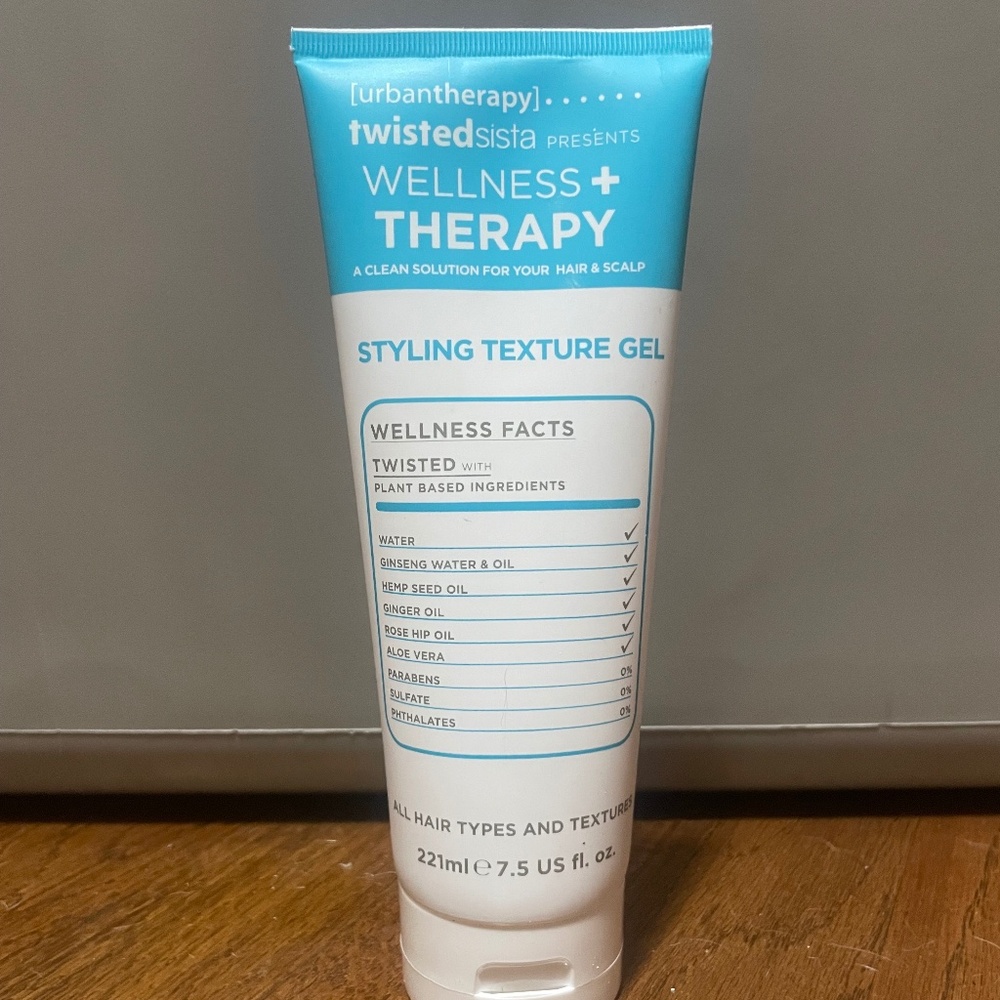 Twisted Sista Urban Hydration Wellness Therapy Styling Texture Gel 7.5oz Qty 2